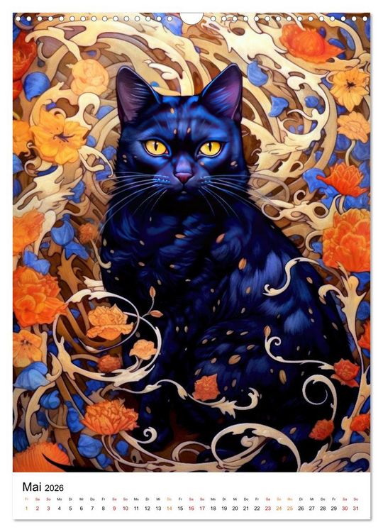 Produktbild: Katzen Zen (Wandkalender 2026 DIN A3 hoch), CALVENDO Monatskalender