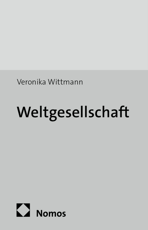 Produktbild: Weltgesellschaft