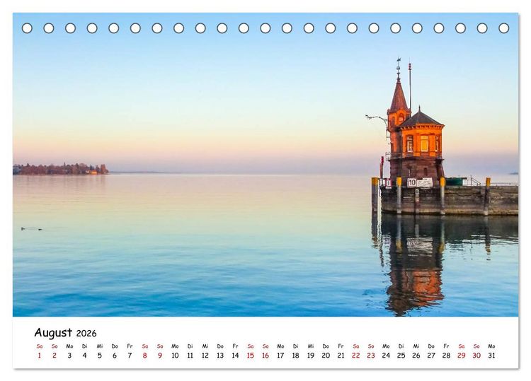 Produktbild: Konstanz - Juwel am Bodensee (Tischkalender 2026 DIN A5 quer), CALVENDO Monatskalender