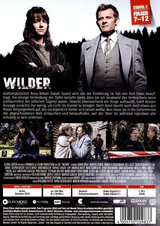 Produktbild: Wilder - Staffel 2 [2 DVDs]