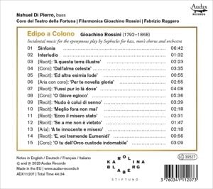 Produktbild: Rossini: Edipo a Colono
