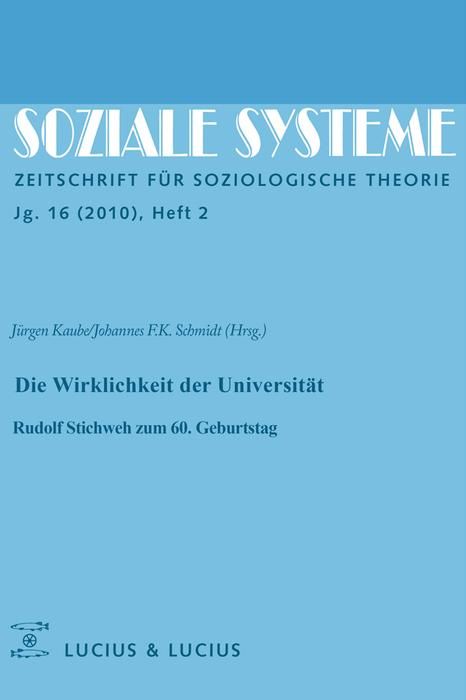 Produktbild: Die Wirklichkeit der Universit&auml;t