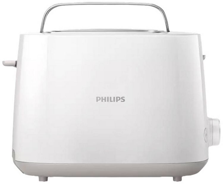 Produktbild: Philips Home HD2581/00 Toaster mit Br&ouml;tchenaufsatz Wei&szlig;