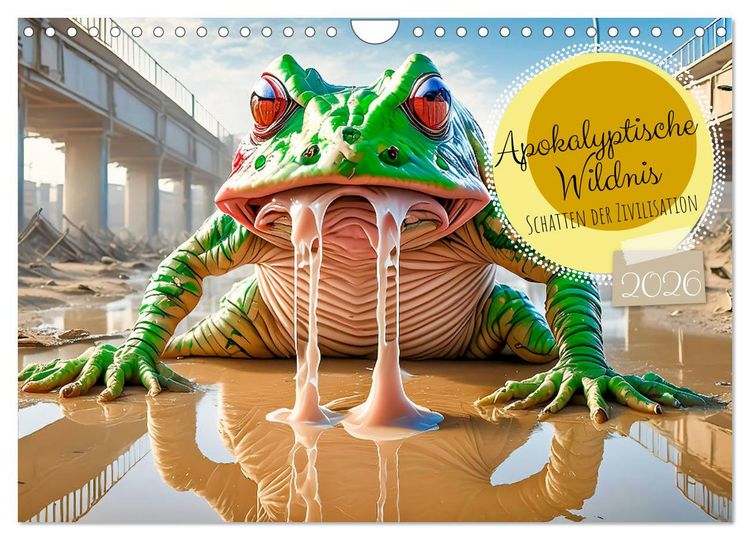 Produktbild: Apokalyptische Wildnis - Schatten der Zivilisation (Wandkalender 2026 DIN A4 quer), CALVENDO Monatskalender