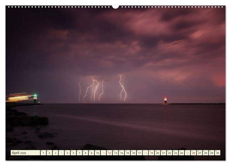 Produktbild: Ostsee - Impressionen (Wandkalender 2026 DIN A2 quer), CALVENDO Monatskalender