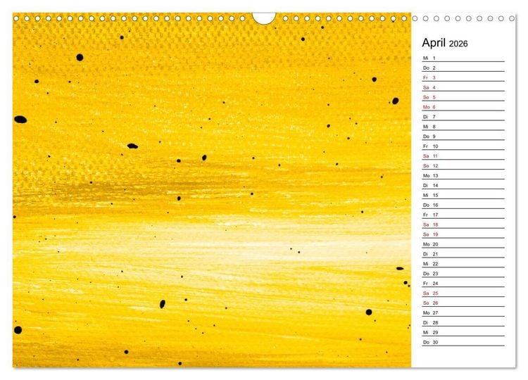 Produktbild: Mein bunter DIY-Bastelkalender (Wandkalender 2026 DIN A3 quer), CALVENDO Monatskalender