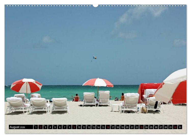 Produktbild: MIAMI (Wandkalender 2026 DIN A2 quer), CALVENDO Monatskalender