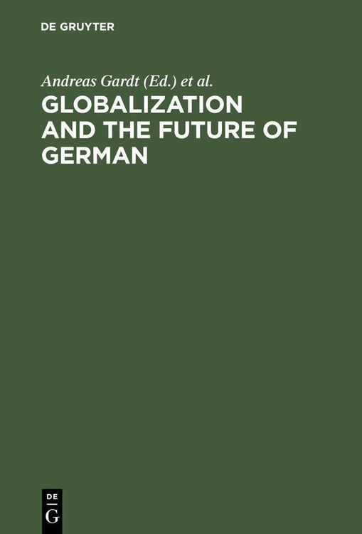Produktbild: Globalization and the Future of German