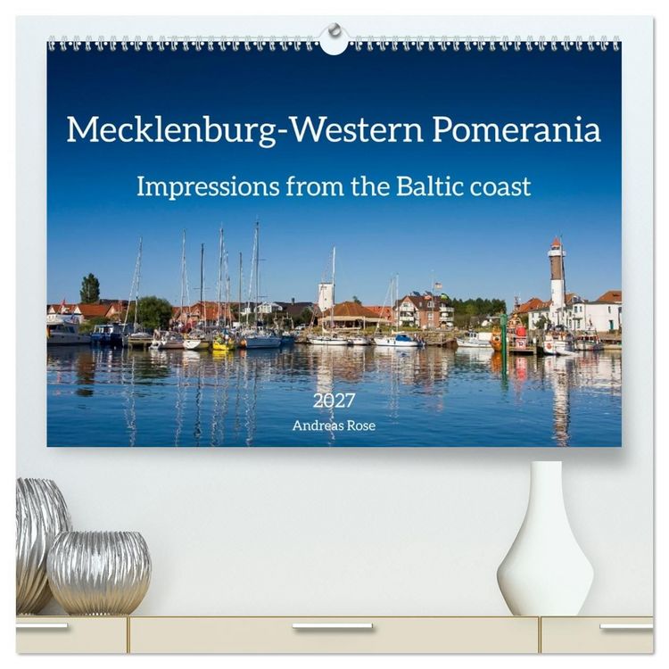Produktbild: Mecklenburg-Western Pomerania. Impressions from the Baltic coast (High Quality Premium Wall Calendar 2027 DIN A2 landscape),CALVENDO 12 Month Wall Calendar