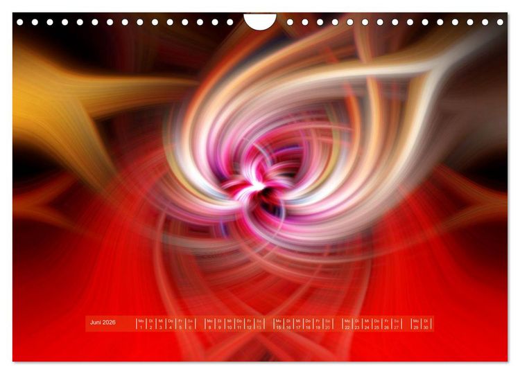 Produktbild: Zen der Farben - Meditative Bilder (Wandkalender 2026 DIN A4 quer), CALVENDO Monatskalender