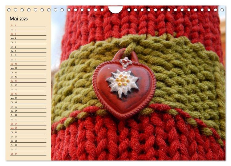 Produktbild: Urban Knitting L&uuml;neburg (Wandkalender 2026 DIN A4 quer), CALVENDO Monatskalender