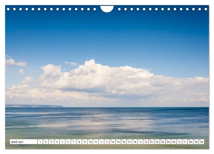 Produktbild: Insel R&uuml;gen - Die K&uuml;ste von Sellin bis Kap Arkona (Wandkalender 2027 DIN A4 quer), CALVENDO Monatskalender
