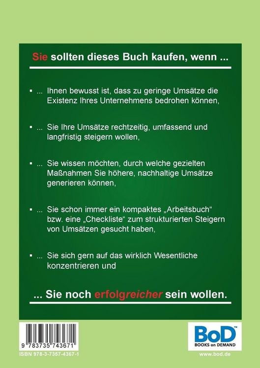 Produktbild: Ja, ich m&ouml;chte die Ums&auml;tze steigern - aber richtig!