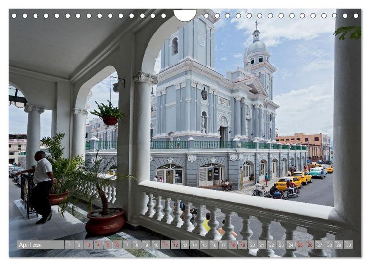 Produktbild: CUBA CARIBBEAN DREAM DESTINATION (Wall Calendar 2026 DIN A4 landscape), CALVENDO 12 Month Wall Calendar