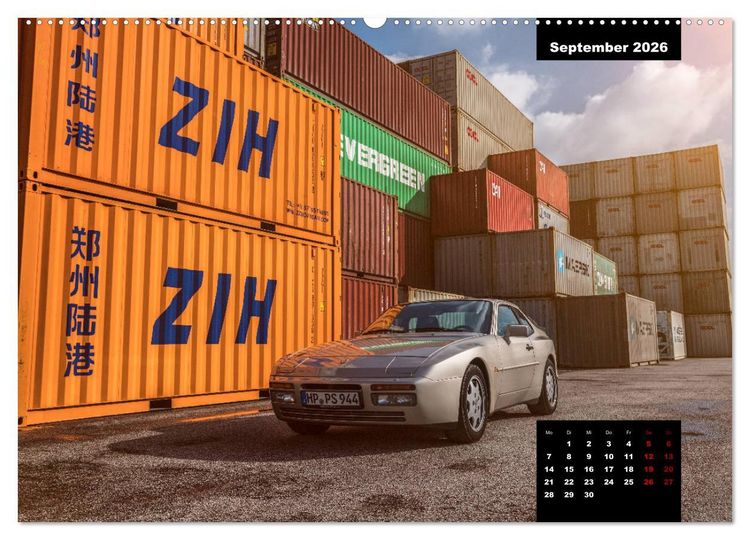 Produktbild: &acute;89 Porsche 944 S2 (hochwertiger Premium Wandkalender 2026 DIN A2 quer), Kunstdruck in Hochglanz
