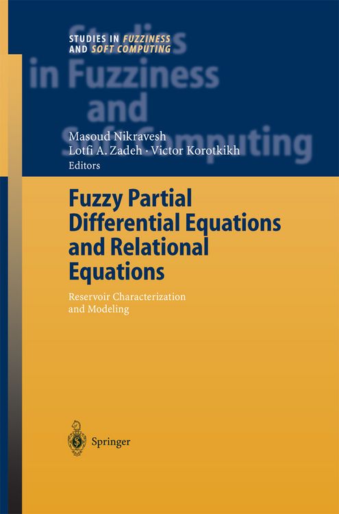 Produktbild: Fuzzy Partial Differential Equations and Relational Equations