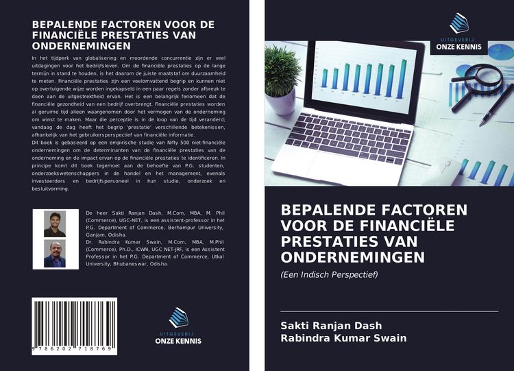Produktbild: Bepalende Factoren Voor De Financi&euml;le Prestaties Van Ondernemingen