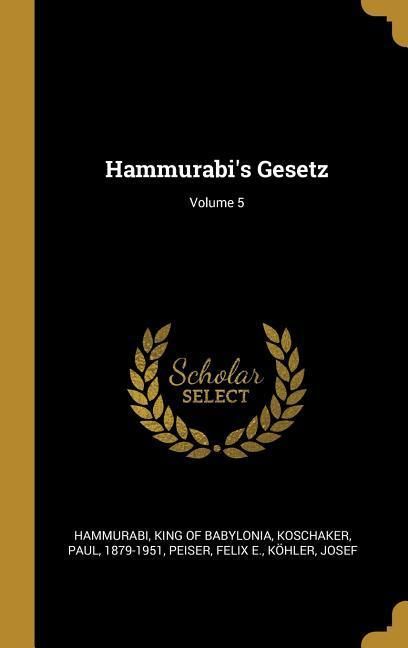 Produktbild: Hammurabi's Gesetz; Volume 5