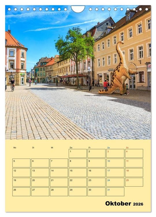 Produktbild: Bayreuth - die oberfr&auml;nkische Hauptstadt (Wandkalender 2026 DIN A4 hoch), CALVENDO Monatskalender