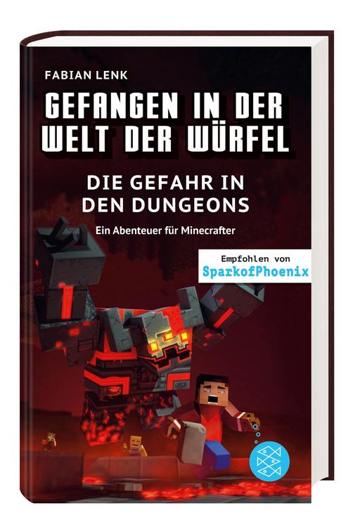 Produktbild: Gefangen in der Welt der W&uuml;rfel. Die Gefahr in den Dungeons. Ein Abenteuer f&uuml;r Minecrafter