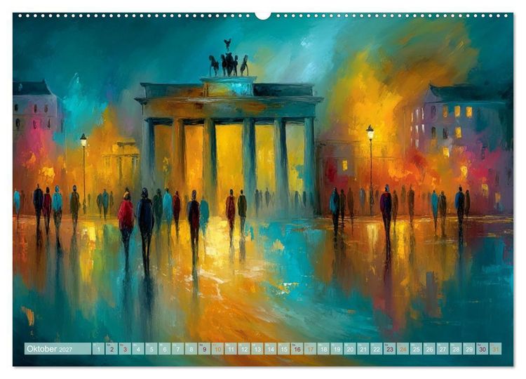Produktbild: Visionen aus Linie und Raum (Wandkalender 2027 DIN A2 quer), CALVENDO Monatskalender