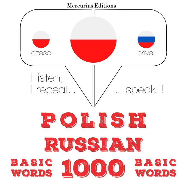Produktbild: Polski - Rosyjski: 1000 podstawowych sł&oacute;w