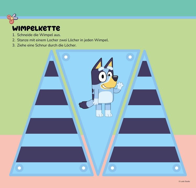Produktbild: Bluey Mein Bastelblock mit kindersicherer Schere
