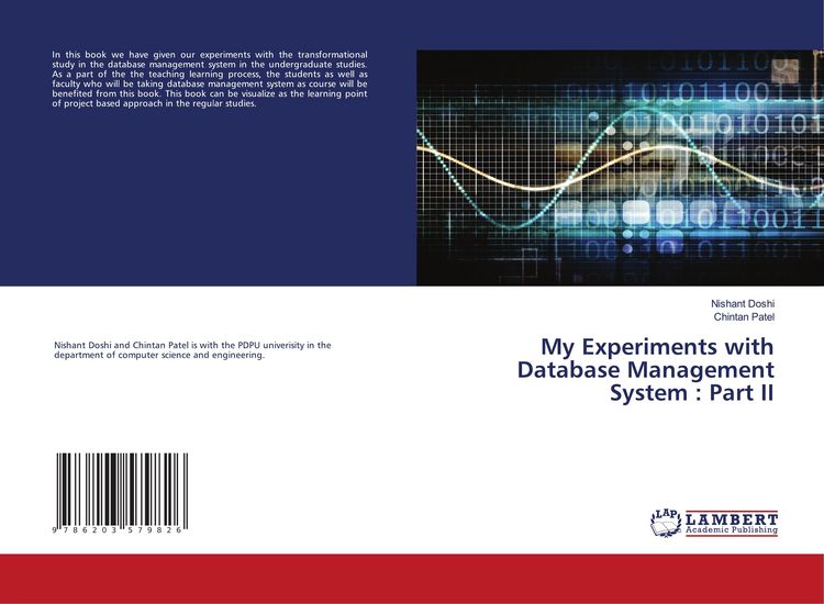 Produktbild: My Experiments with Database Management System : Part II