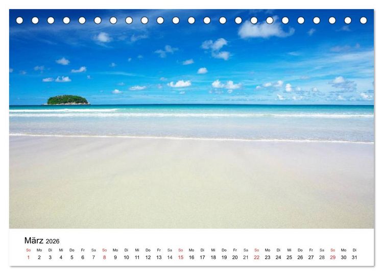 Produktbild: Traumstr&auml;nde in der Karibik (Tischkalender 2026 DIN A5 quer), CALVENDO Monatskalender