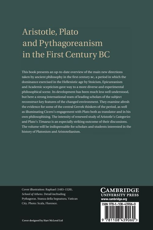 Produktbild: Aristotle, Plato and Pythagoreanism in the First Century BC