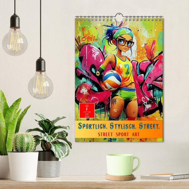 Produktbild: Sportlich. Stylisch. Street. (Wandkalender 2026 DIN A4 hoch), CALVENDO Monatskalender