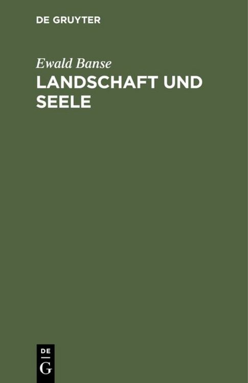Produktbild: Landschaft und Seele