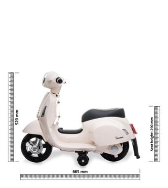 Produktbild: Ride-on Vespa Mini wei&szlig; Li-Power 8.4