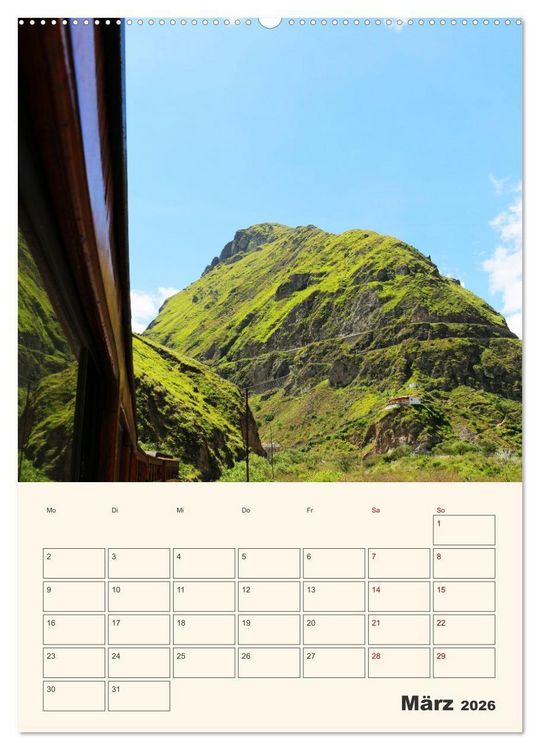 Produktbild: Ecuador - Terminplaner (hochwertiger Premium Wandkalender 2026 DIN A2 hoch), Kunstdruck in Hochglanz
