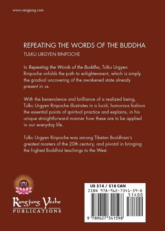 Produktbild: Repeating the Words of the Buddha