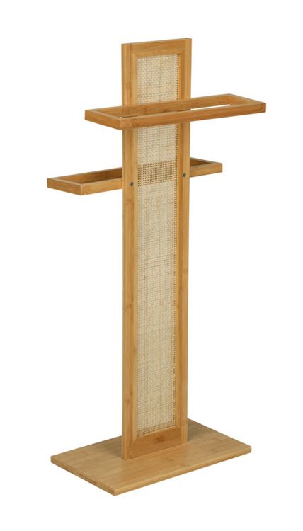 Produktbild: Handtuchst&auml;nder Mod. Allegre, aus Bambus und Rattan