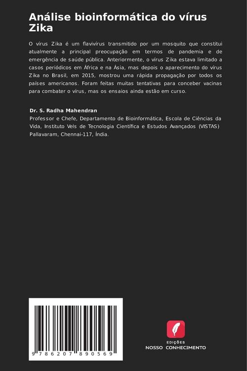 Produktbild: An&aacute;lise bioinform&aacute;tica do v&iacute;rus Zika