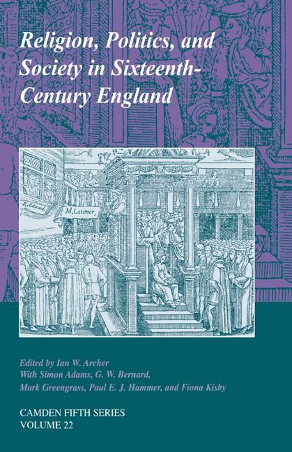 Produktbild: Religion, Politics, and Society in Sixteenth-Century England