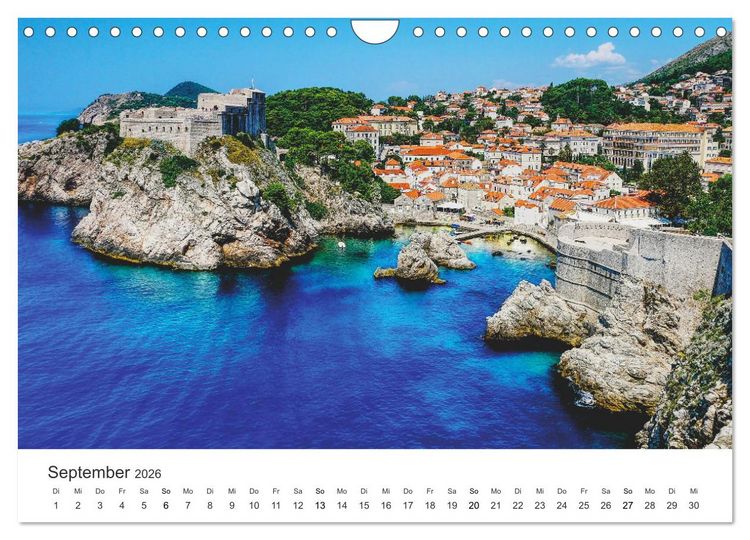 Produktbild: Malerisches Kroatien (Wandkalender 2026 DIN A4 quer), CALVENDO Monatskalender