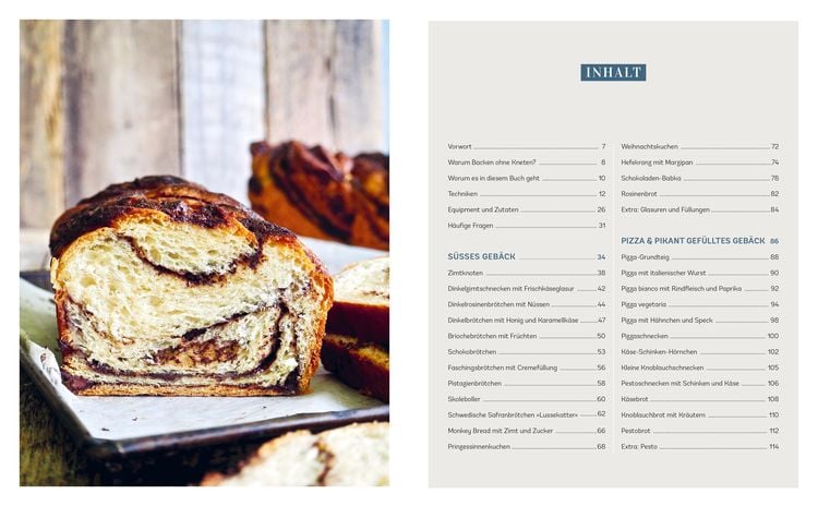 Produktbild: Zimtschnecke und Dinkelbrot