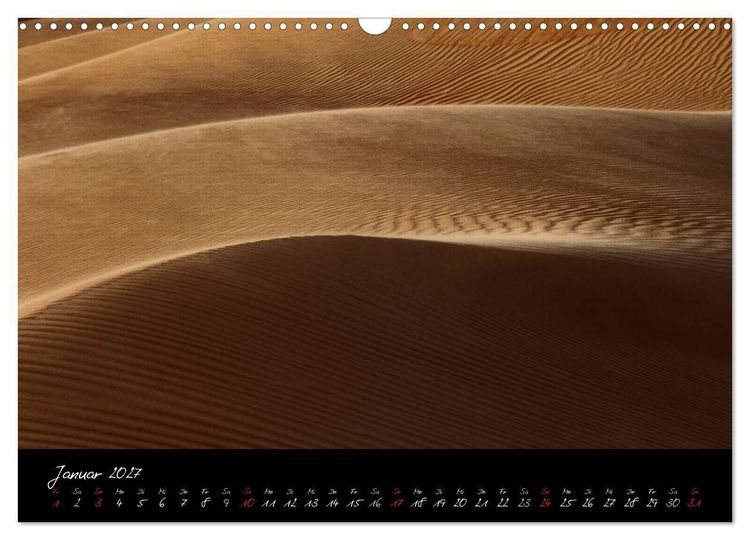 Produktbild: Faszination W&uuml;ste (Wandkalender 2027 DIN A3 quer), CALVENDO Monatskalender