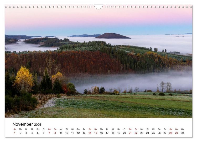 Produktbild: Westfeld-Ohlenbach im Wechsel der Jahreszeiten (Wandkalender 2026 DIN A3 quer), CALVENDO Monatskalender