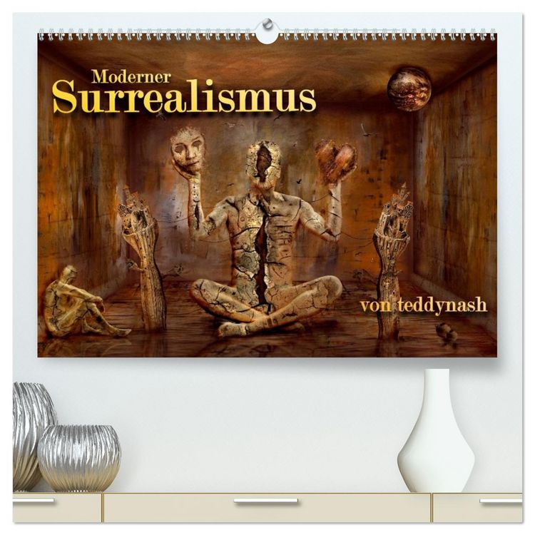 Produktbild: Moderner Surrealismus (hochwertiger Premium Wandkalender 2026 DIN A2 quer), Kunstdruck in Hochglanz