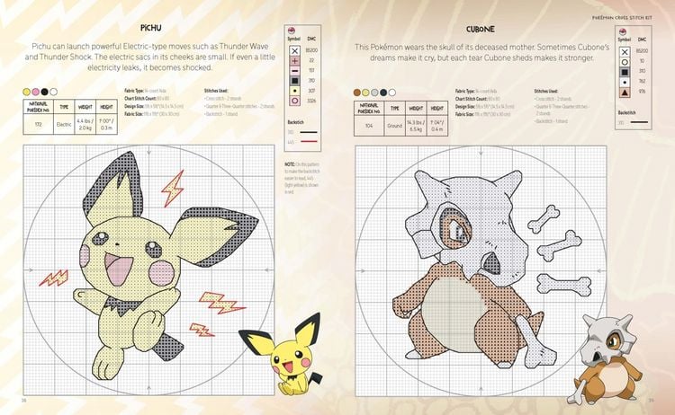 Produktbild: PokeMon Cross Stitch Kit