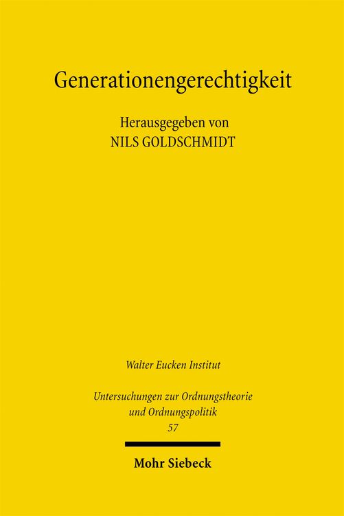 Produktbild: Generationengerechtigkeit