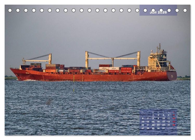 Produktbild: Faszination Seefahrt (Tischkalender 2026 DIN A5 quer), CALVENDO Monatskalender