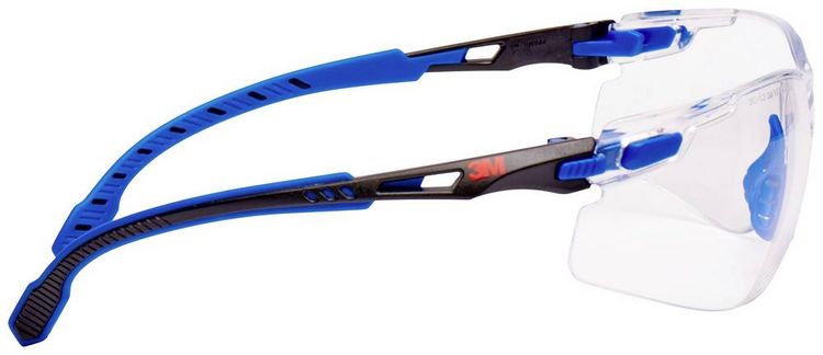 Produktbild: 3M Solus S1101SGAF Schutzbrille mit Antibeschlag-Schutz Blau, Schwarz EN 166 DIN 166
