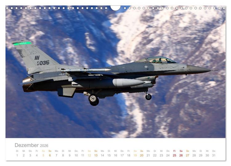 Produktbild: VIPER ACTION - F-16 FIGHTING FALCON (Wandkalender 2026 DIN A3 quer), CALVENDO Monatskalender