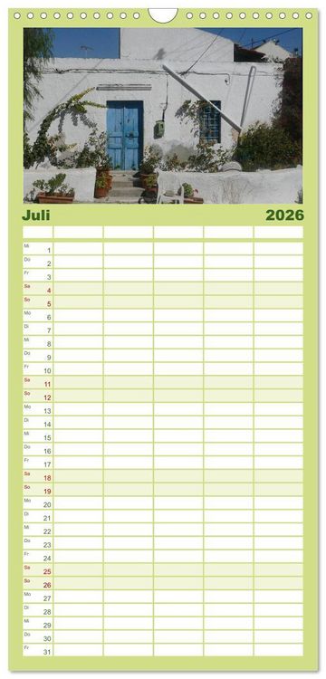 Produktbild: Familienplaner 2026 - Kreta - Paradies an der Wiege Europas mit 5 Spalten (Wandkalender, 21 x 45 cm) CALVENDO