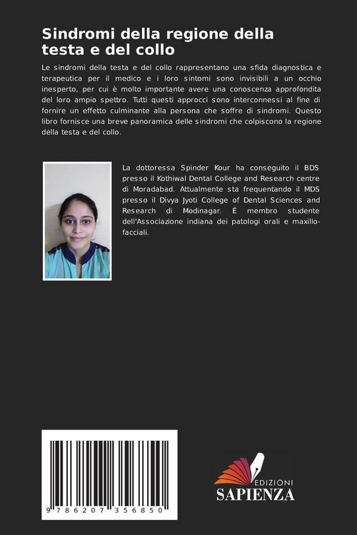 Produktbild: Sindromi della regione della testa e del collo
